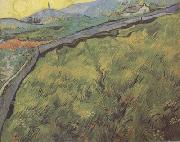 Vincent Van Gogh Field of Spring Wheat at Sunrise (nn04) USA oil painting reproduction